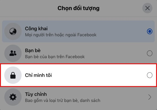 Chọn chế độ riêng tư để ẩn lượt thích trang trên Facebook